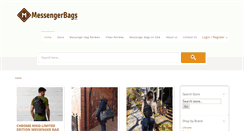 Desktop Screenshot of messengerbags.com