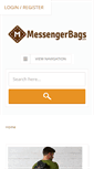 Mobile Screenshot of messengerbags.com